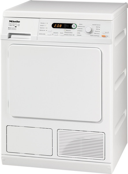 Miele T 8827 WP Freistehend Frontlader 7kg Weiß