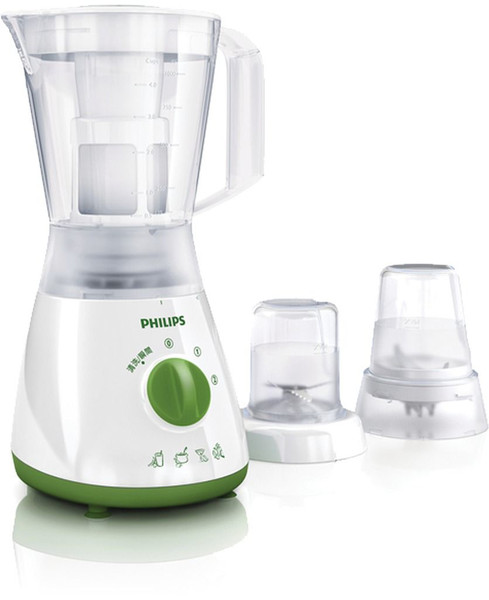 Philips Daily Collection HR2003/71 Стационарный 1.5л 350Вт Зеленый, Белый блендер