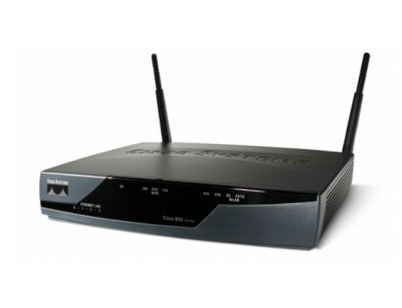 Cisco 877 Schnelles Ethernet Schwarz WLAN-Router