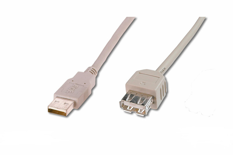 ASSMANN Electronic AK-300202-018-S 1.8m USB A USB A Black USB cable