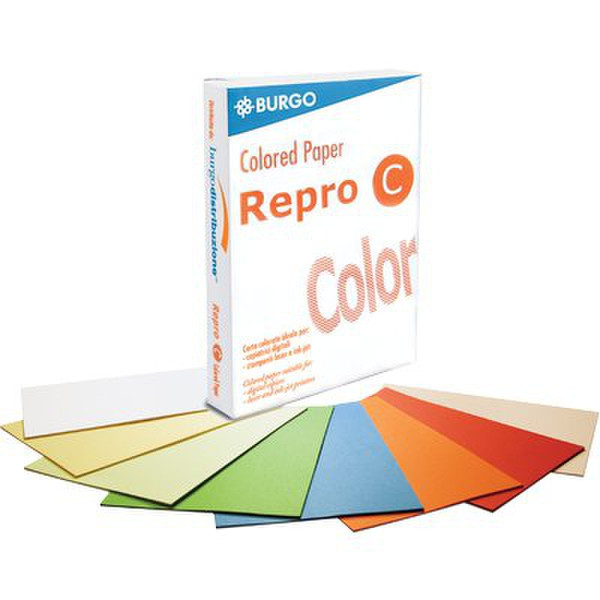 Burgo REPRO C A4 Синий, Зеленый, Оранжевый, Красный, Желтый бумага для печати