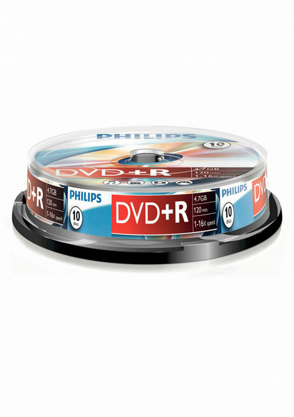 Philips DR4S6B10F 4.7GB DVD+R 10pc(s)