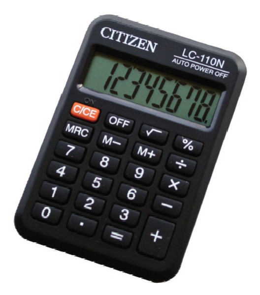 Citizen LC-110N Pocket Basic calculator Black