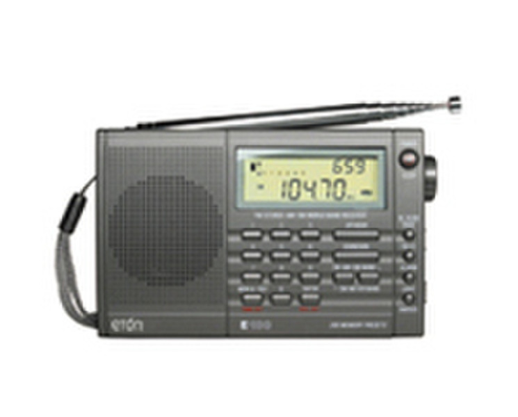 Eton E100 Портативный Цифровой Cеребряный радиоприемник