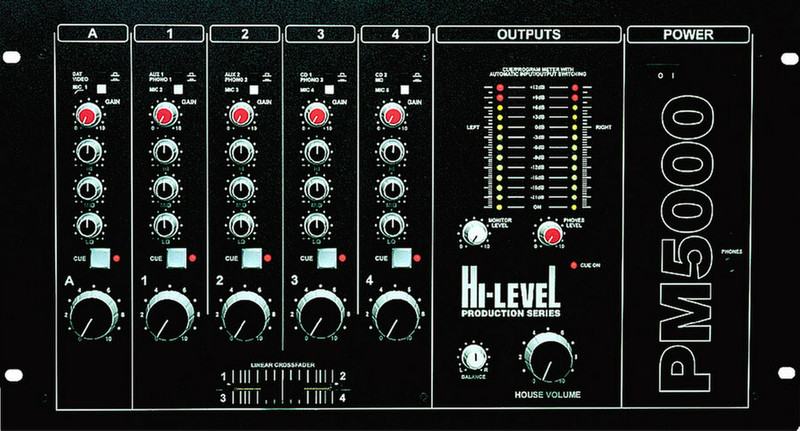 Hi-level PM5000 DJ mixer