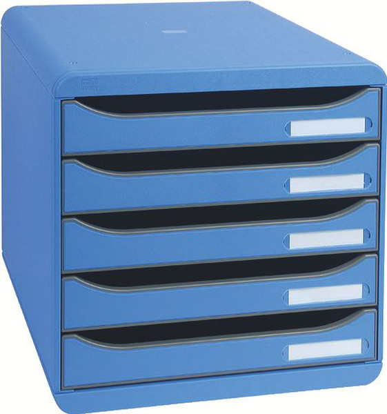 Exacompta 309779D Polystyrene Blue desk tray