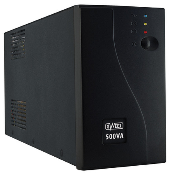 Sweex Manageable UPS 500VA 500VA Schwarz Unterbrechungsfreie Stromversorgung (UPS)