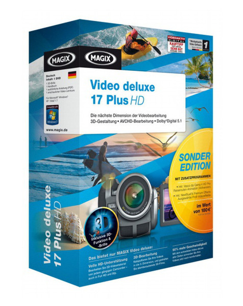 Magix Video deluxe 17 Plus HD Sonderedition