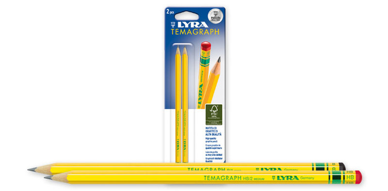 Lyra Matite Temagraph HB 12шт графитовый карандаш