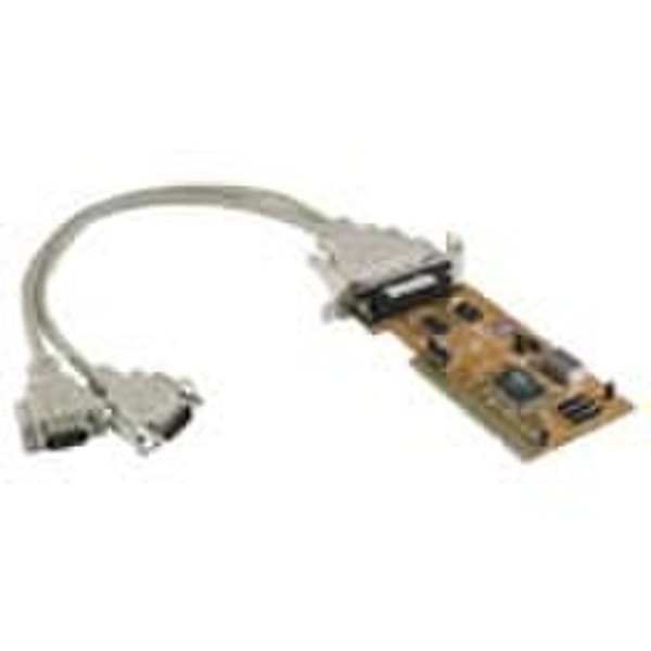 SWEDEL TACO PCI I/O Card Low Profile LP PCI 2xDB-9 Grey cable interface/gender adapter