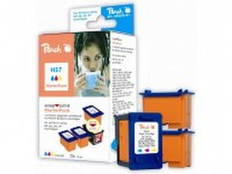 Peach Starter Pack H57 Universal Colour ink cartridge