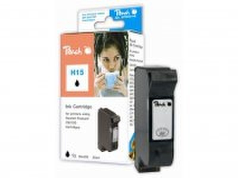 Peach Ink Cartridge H15 HP15 Black Black ink cartridge