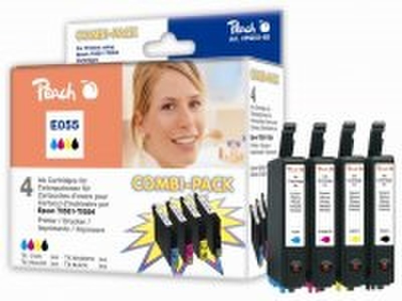 Peach Combi Pack E055 Colour ink cartridge