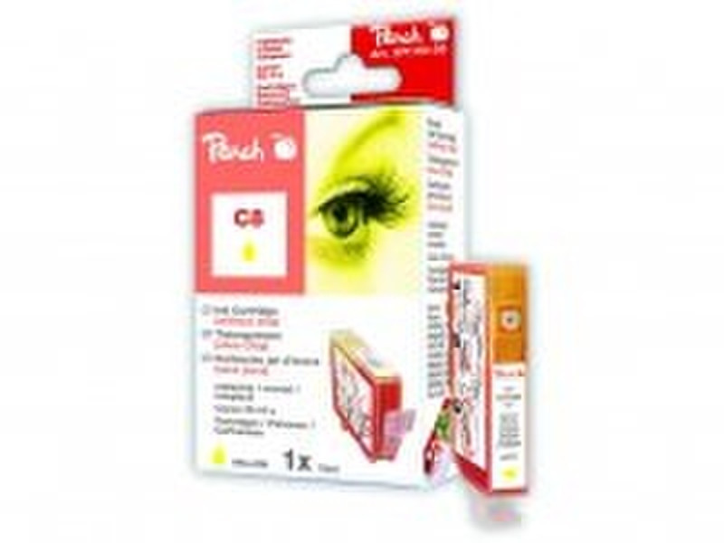 Peach Ink Cartridge C8 Canon CLI-8 Yellow Yellow ink cartridge