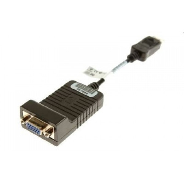 HP 603250-001 0.2м DisplayPort VGA (D-Sub) Черный адаптер для видео кабеля