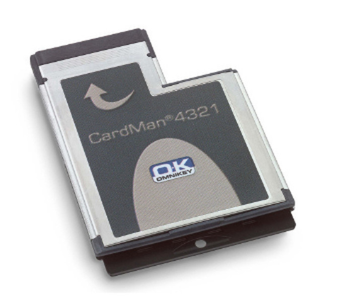 Hypertec HO4321-HY ExpressCard Black,Metallic smart card reader