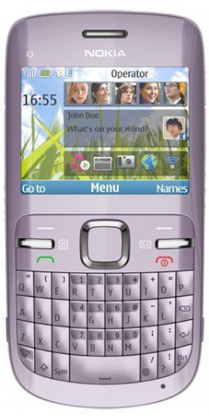 Nokia C3-00 Пурпурный