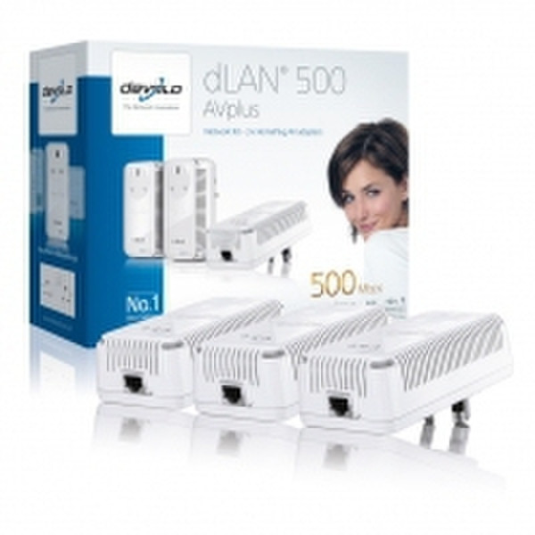 Devolo dLAN 500 AVplus Ethernet 500Мбит/с