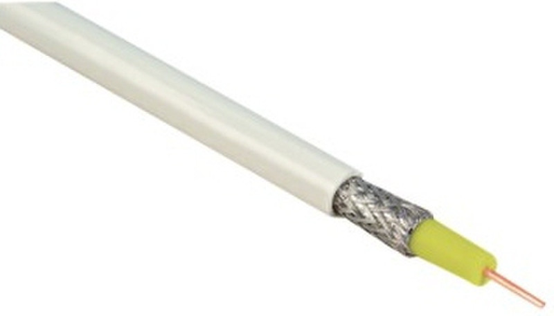 Hama 00086685 50m White coaxial cable