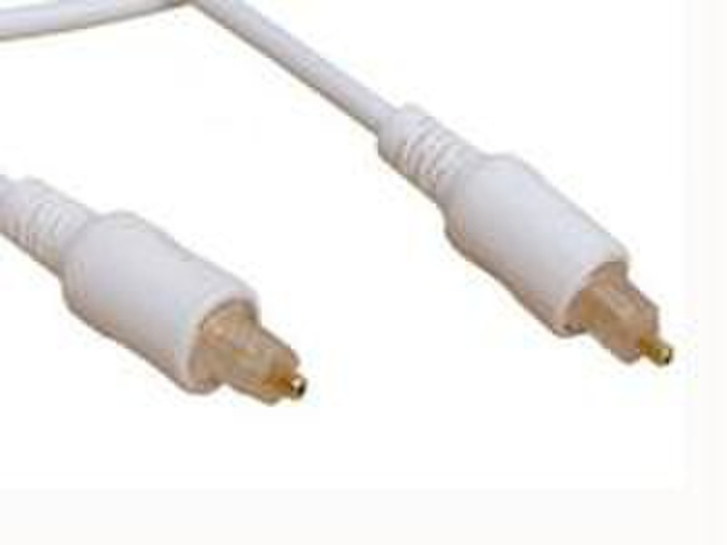 eSTUFF ES2072 3m Toslink Toslink White fiber optic cable