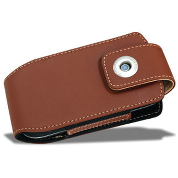 Covertec Universal Premium leather case for Smartphone & PDAPhones Size 2 - Brown Brown