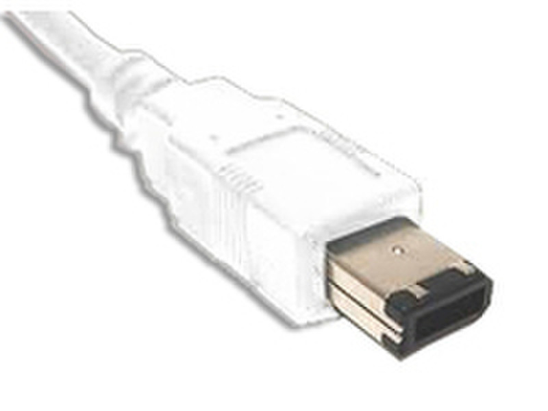 eSTUFF ES2069 1.8м 9-p 9-p Белый FireWire кабель