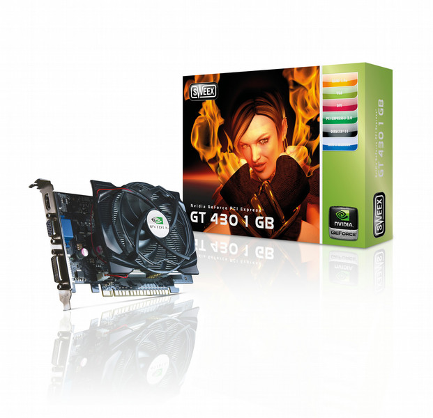 Sweex GC540 GeForce GT 430 1ГБ GDDR3 видеокарта
