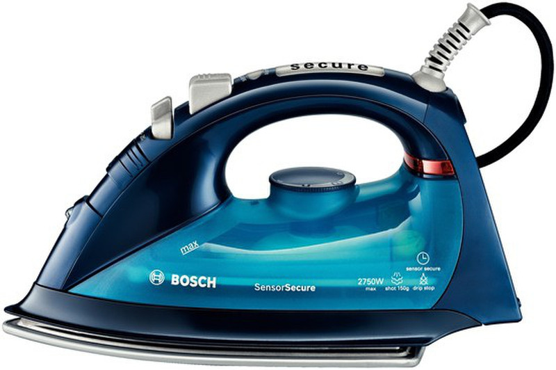 Bosch TDA5680 Steam iron 2750W Blue iron