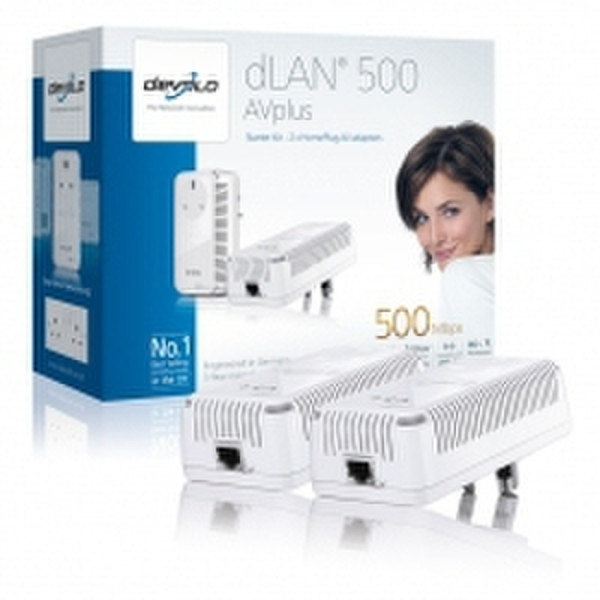 Devolo dLAN 500 AVplus Starter Kit Ethernet 500Mbit/s