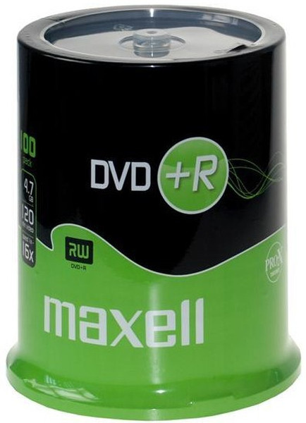 Maxell DVD+R 4.7GB 100pcs 4.7GB DVD+R 100pc(s)