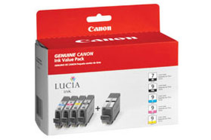Canon PGI-9 Black,Cyan,Magenta,Pigment black,Yellow ink cartridge