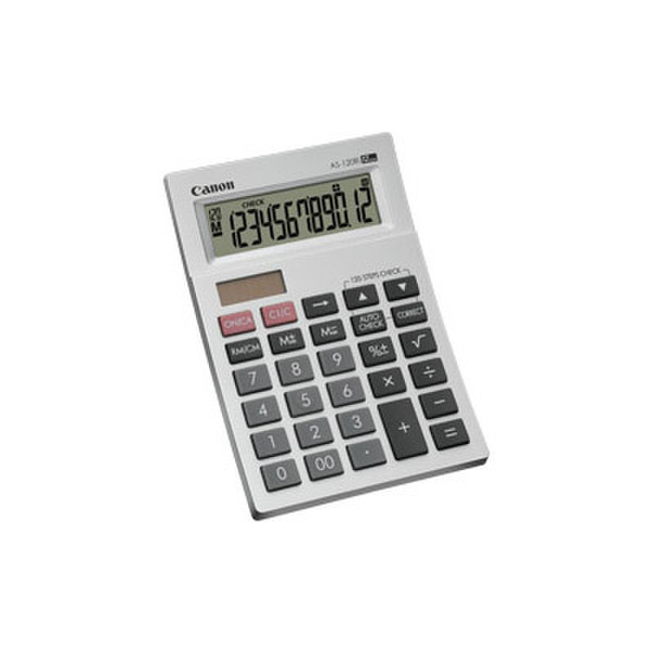 Canon AS-120RI Desktop Financial calculator Grey,Silver