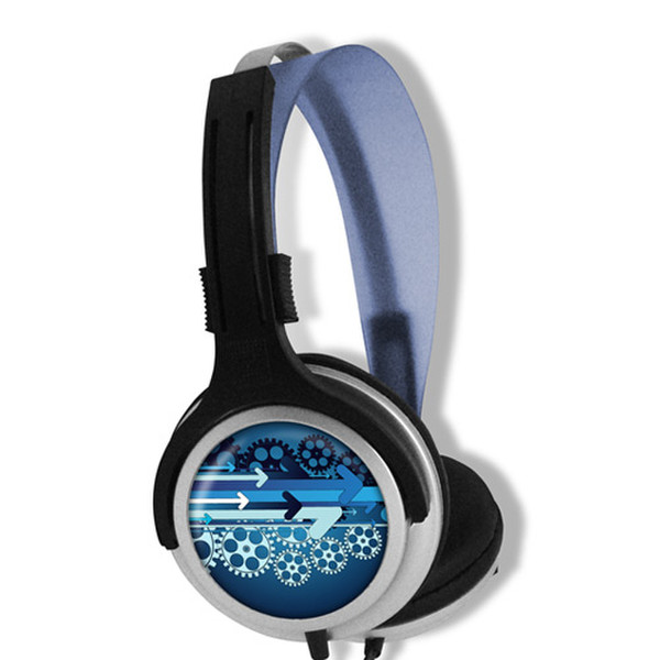 B-Move BM-AUA02 Binaural Blau, Silber Mobiles Headset