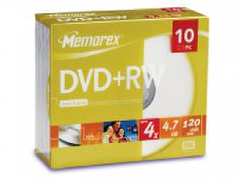 Memorex DVD+RW 4.7Gb 4x (10) 4.7ГБ DVD+RW 10шт