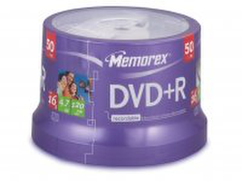 Memorex DVD+R 4.7Gb 16x (50) 4.7GB DVD+R 50pc(s)