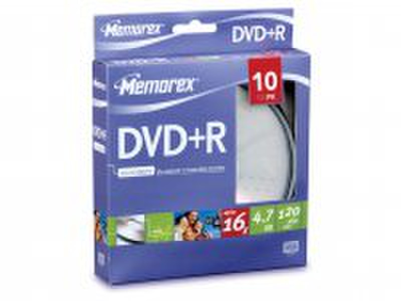 Memorex DVD+R 4.7Gb 16x (5) 4.7ГБ DVD+R 5шт