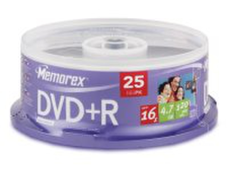 Memorex DVD+R 4.7Gb 16x (25) 4.7GB DVD+R 25Stück(e)