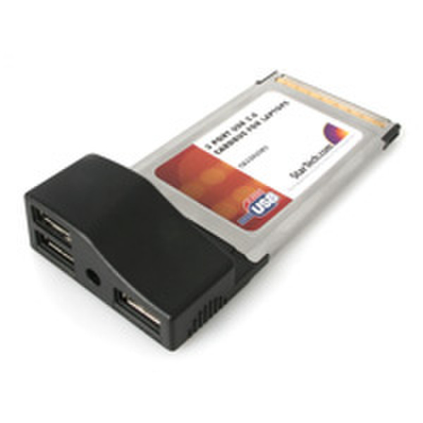 StarTech.com 3 Port Cardbus USB 2.0 Card Schnittstellenkarte/Adapter