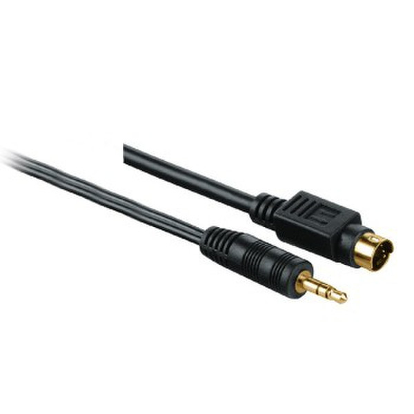 Hama 75041972 3m S-Video (4-pin) + 3.5mm SCART (21-pin) Black video cable adapter