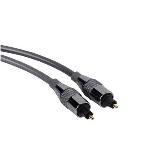 Hama 75042923 1.5м TOSLINK TOSLINK Серый оптиковолоконный кабель
