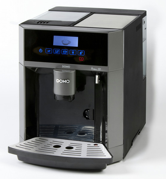 Domo DO429K Espresso machine 2л Черный, Cеребряный кофеварка