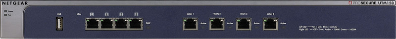 Netgear UTM150 + 1Y Lic. 900Mbit/s hardware firewall