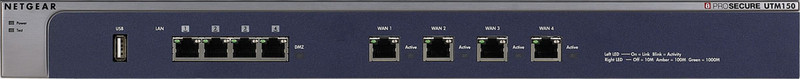 Netgear UTM150 + 3Y Lic. 900Mbit/s Firewall (Hardware)