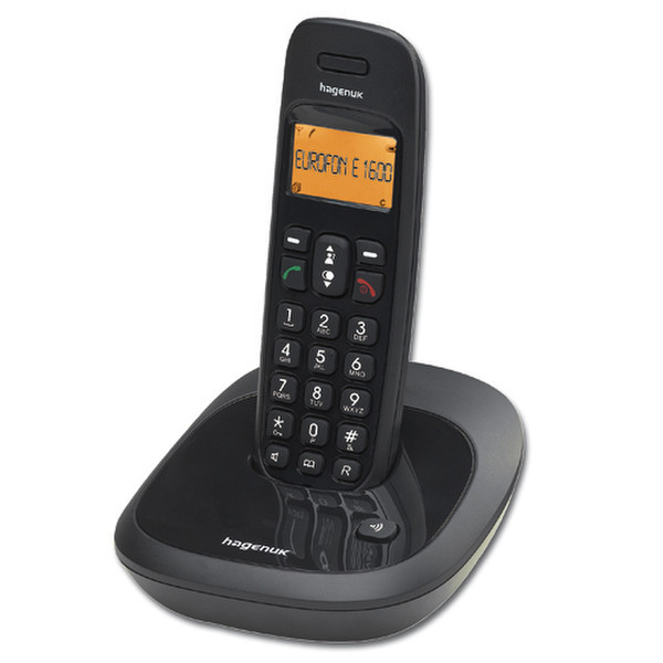 Hagenuk Eurofon E 1600 DECT Идентификация абонента (Caller ID) Черный