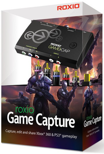 Roxio Game Capture Черный цифровой видеомагнитофон