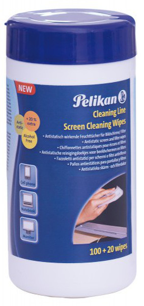 Pelikan 00407163 LCD/TFT/Plasma Equipment cleansing wet cloths equipment cleansing kit
