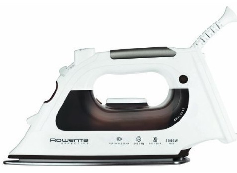 Rowenta DX1400 Steam iron Stainless Steel soleplate 2000W Black,White