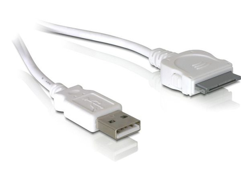 Alcasa USB Data + Charging Cable 1.2m White mobile phone cable