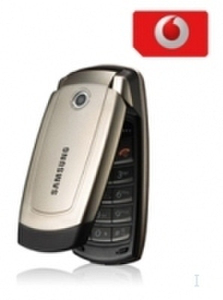 Vodafone Prepay Packet Samsung X510 Champagne 1.77" 75g