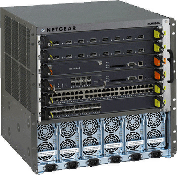 Netgear XCM8806PC-10000S шасси коммутатора/модульные коммутаторы